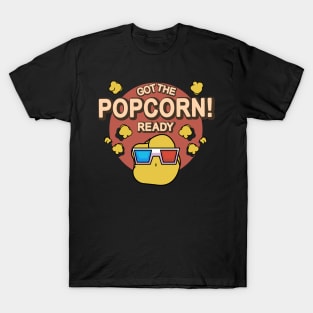 Got The Popcorn Ready 3D Vintage Style T-Shirt